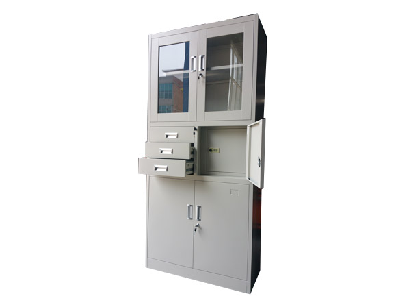 Steel File Cabinet with Safe Box