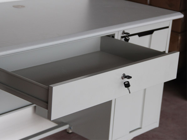 3 Drawer Steel Office Table